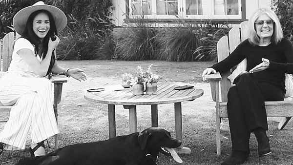 Meghan Markle’s Dogs Join Her During Gloria Steinem Chat 2