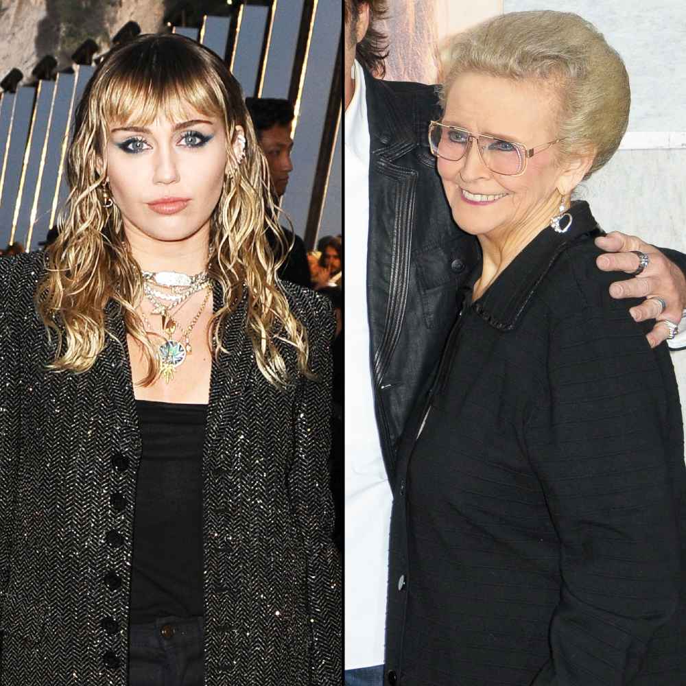 Miley Cyrus Grandma Loretta Mammie Finley Dies My Inspiration And Fashion Icon