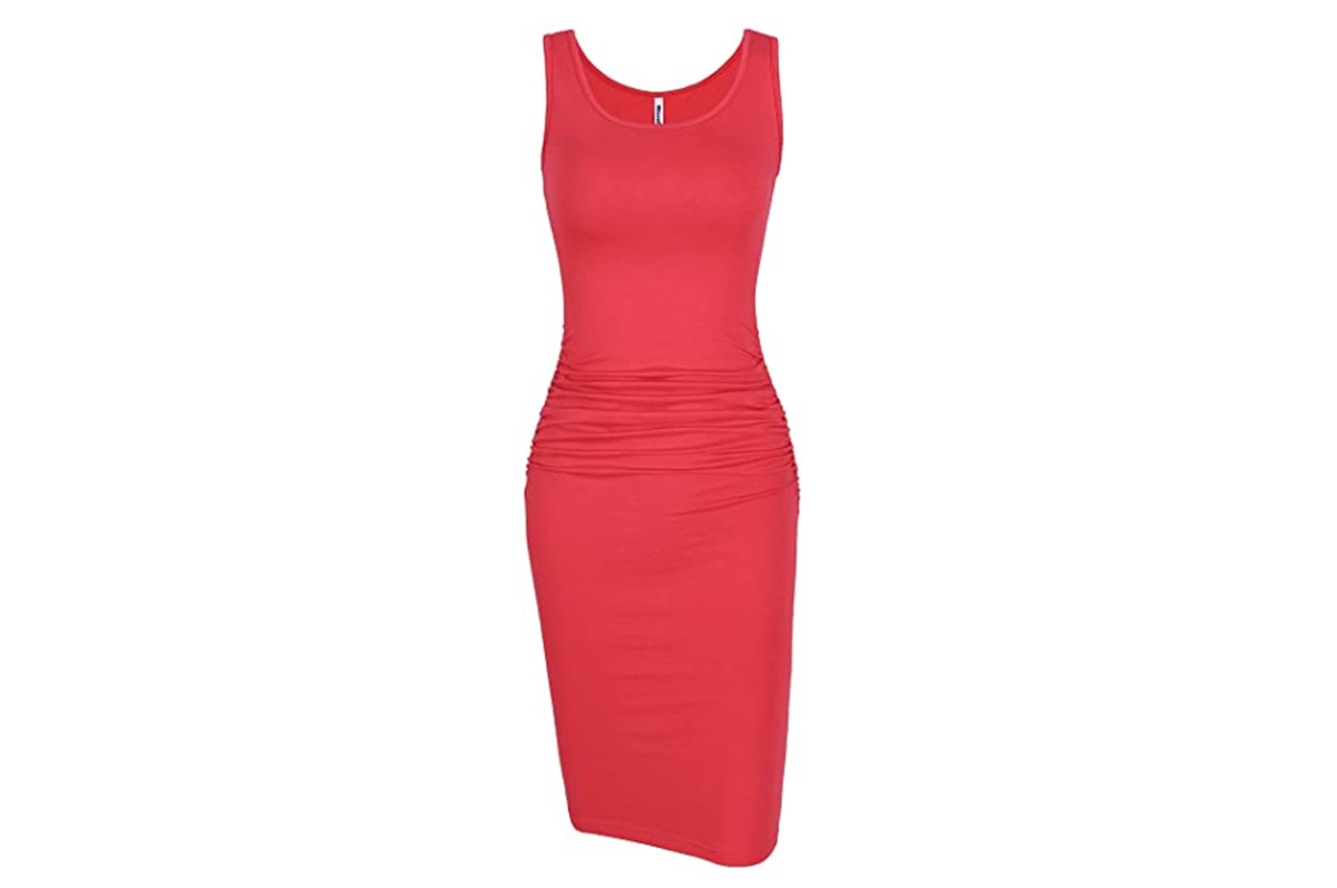 Missufe Stretchy Cotton Dress Is Endlessly Flattering