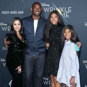 Natalia Bryant Honors Kobe Bryant 42nd Birthday Kobe Bryant, Vanessa Bryant, Gianna Bryant and Natalia Bryant