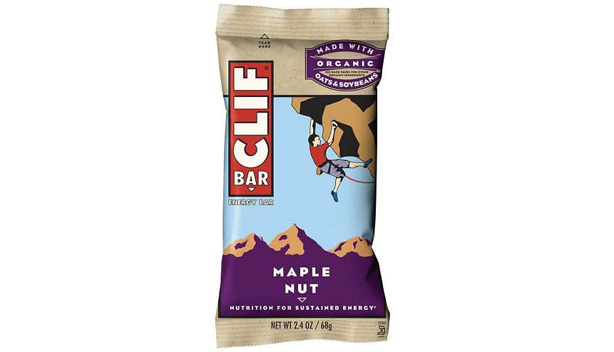 Practice Snacks maple nut clif bar