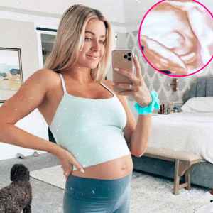 Pregnant Lindsay Arnold Shows Flexible Daughters Ultrasound
