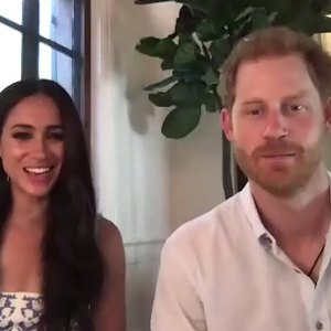 Prince Harry, Meghan Markle Show Off Montecito Home via Zoom