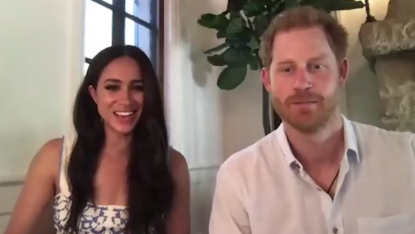 Prince Harry, Meghan Markle Show Off Montecito Home via Zoom