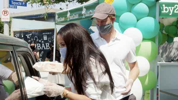 Prince Harry and Meghan Markle Baby2Baby Back To School Event