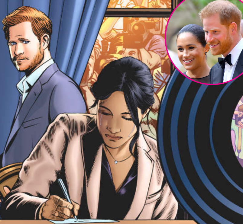 Prince Harry and Meghan Markle Comic Book Hopes to Prove This Misconception About Their Royal Exit p