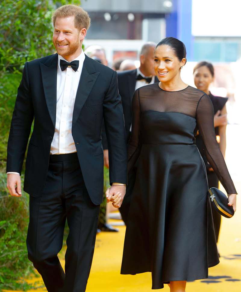 Prince Harry and Meghan Markle at The Lion King Premiere Prince Harry and Meghan Markle Parenting Style Forced to Let Night Nurse Go