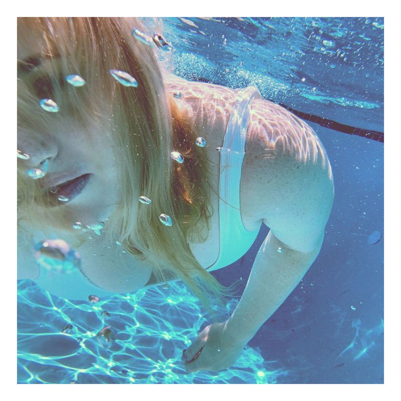 Rebel Wilson Swimming Instagram