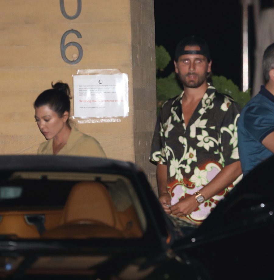 Scott Disick And Kourtney Step Out For Dinner At Same Restaurant As Sofia