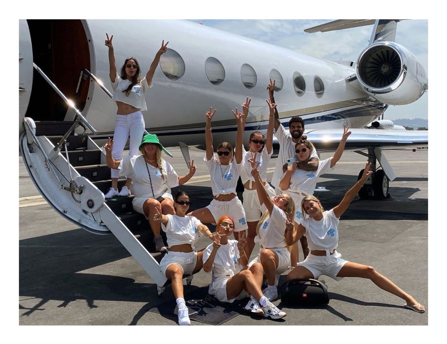 Sofia Richie Parties With Friends on a Private Jet After Scott Disick Split