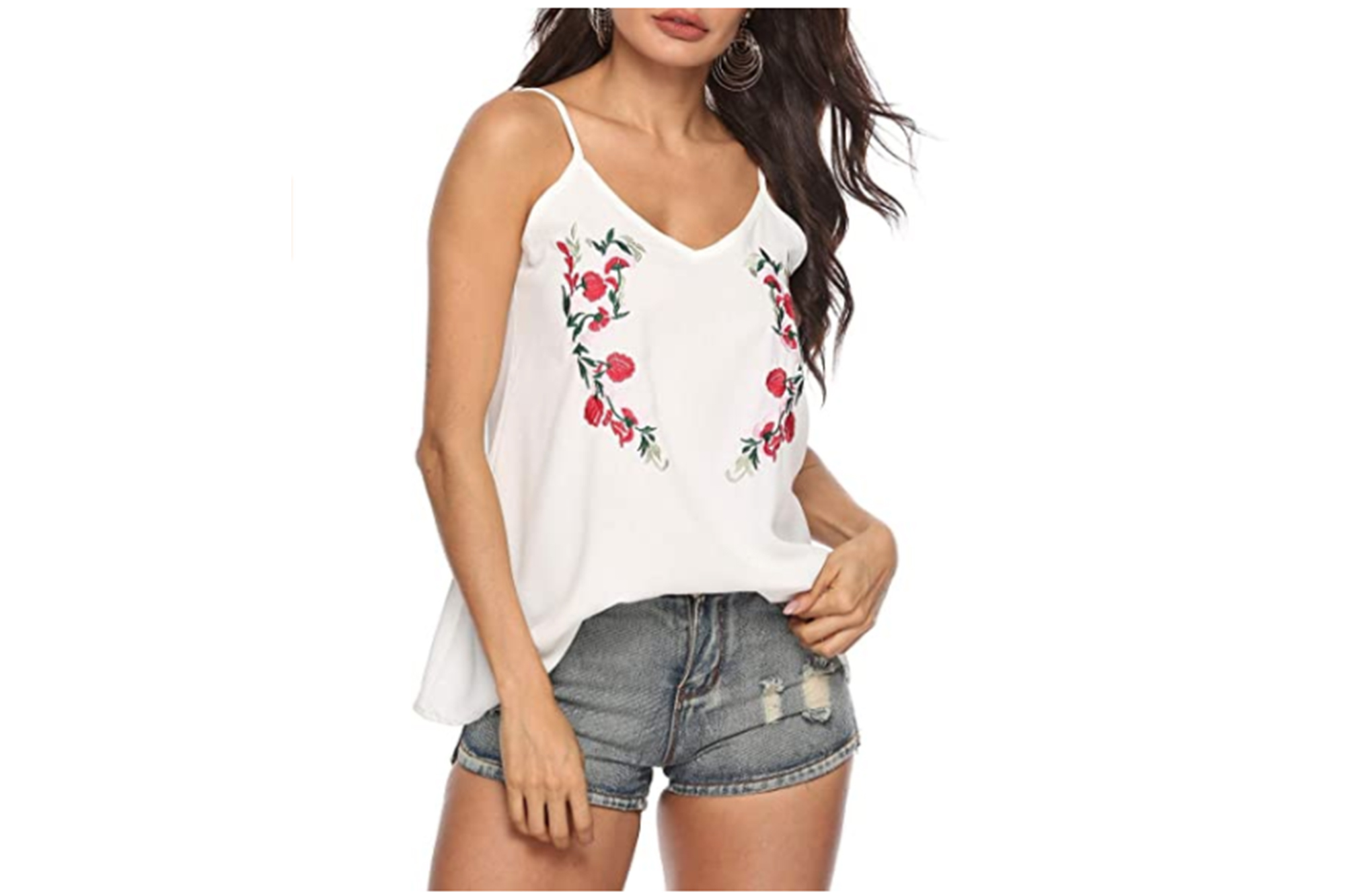 TECREW Embroidered Tank Top Is Giving Us Such Boho Vibes