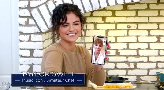 Taylor Swift Makes Surprise Appearance on BFF Selena Gomez’s Cooking Show