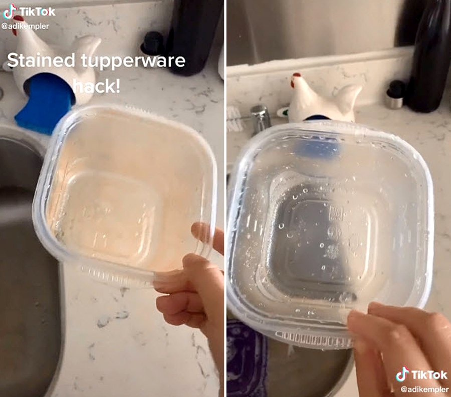 The Clean Tupperware Hack TikTok Food Hacks That Will Make Your Life So Much Easier