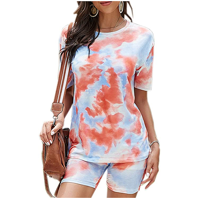 You Can Do Way More Than Sleep in This Trendy Tie-Dye Pajama Set ...