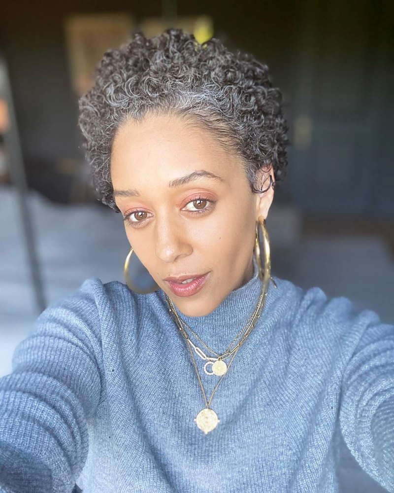Tia Mowry, 42, Looks Stunning With Gray Hair: 'This Is Me'