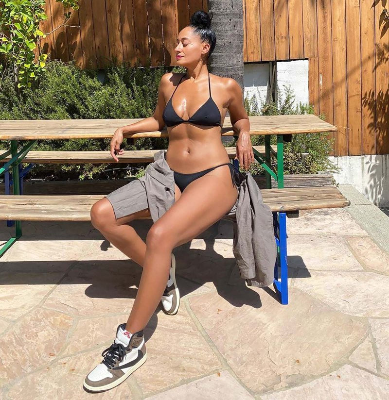 Tracee Ellis Ross Slays in a Bikini for a 'Pool Party' — Without the Pool