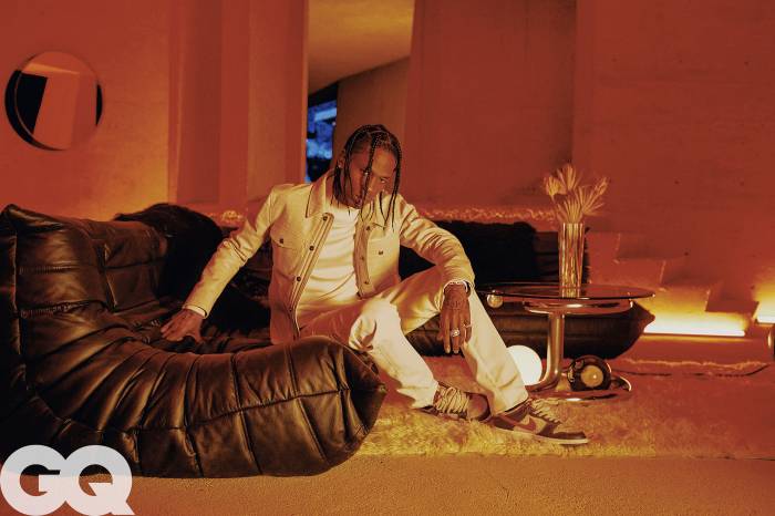 Travis Scott in GQ Travis Scott Says He Keeps Daughter Stormi Aware of the World and is Always Instilling Knowledge