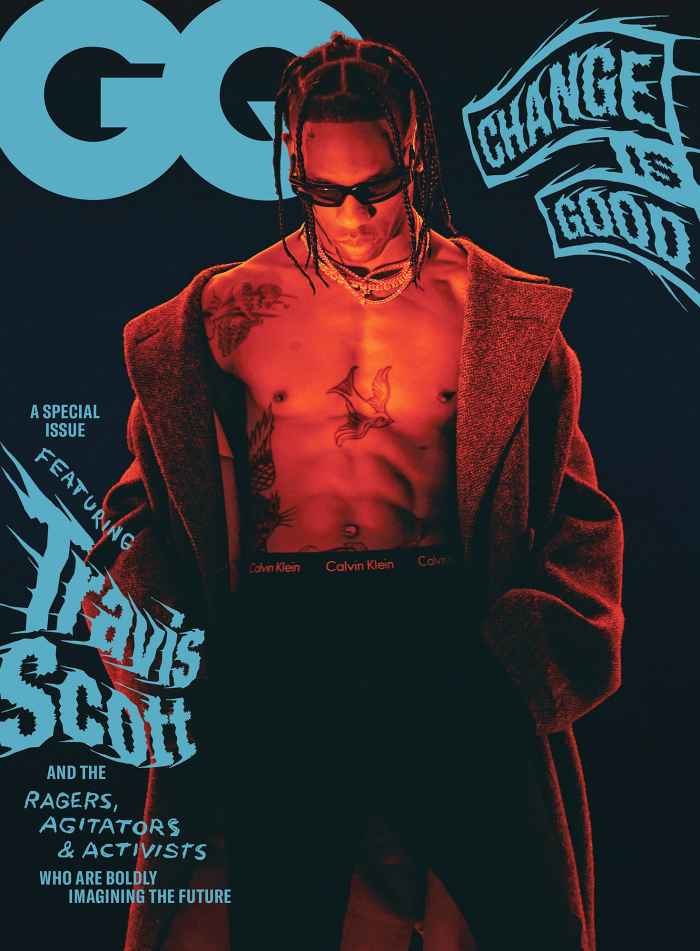 Travis Scott on the cover of GQ Travis Scott Says He Keeps Daughter Stormi Aware of the World and is Always Instilling Knowledge