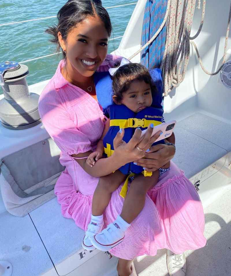 Vanessa Bryant daughters boat day
