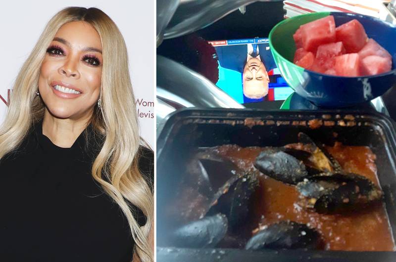 Wendy Williams watermelon and mussels