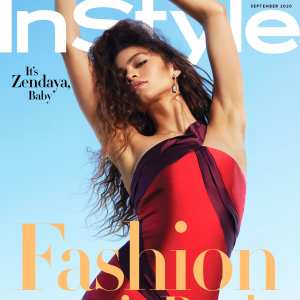 Zendaya Wears All Black Designers for InStyle September 2020 Cover