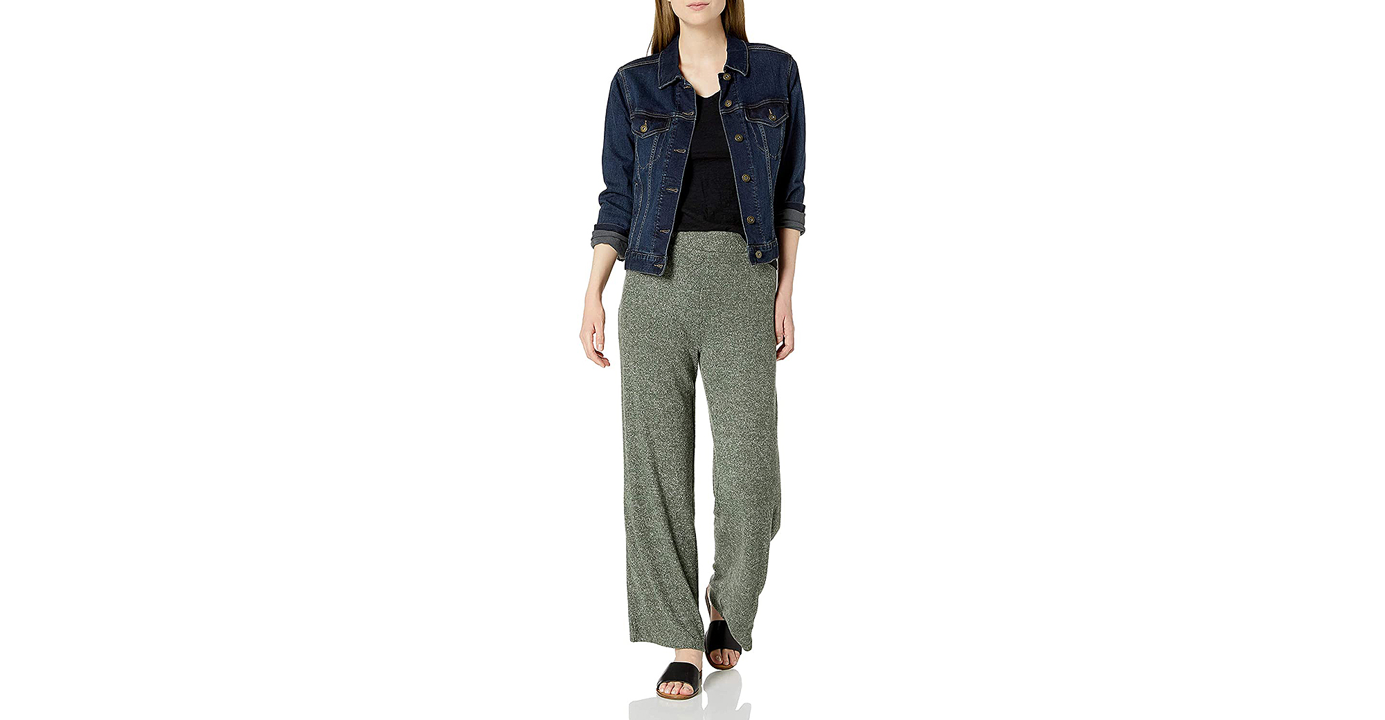 Daily Ritual Cozy Knit Rib Lounge Pant
