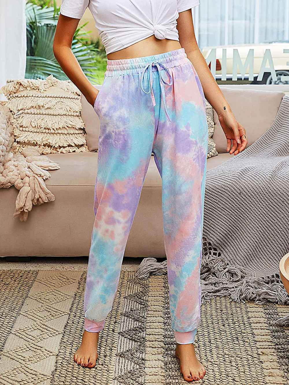 Hibluco Tie-Dye Joggers