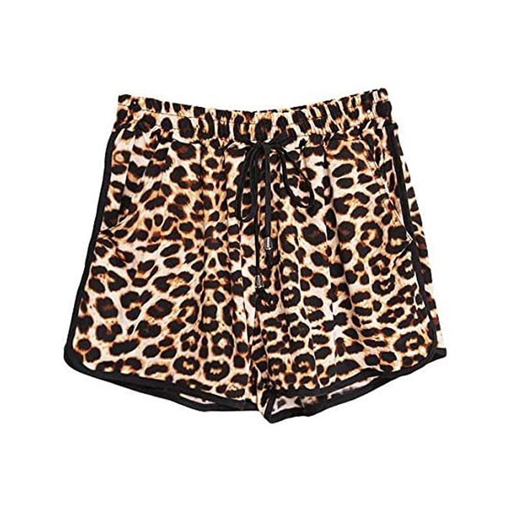 Kafeimali Summer Leopard Beach Shorts