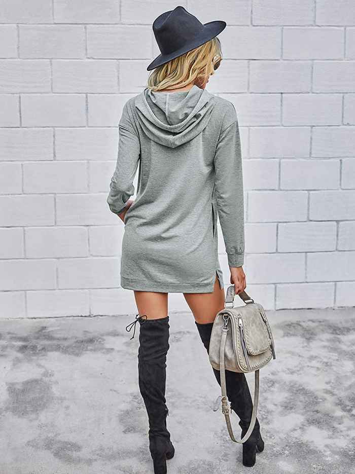 KIRUNDO Long-Sleeve Sweatshirt Dress