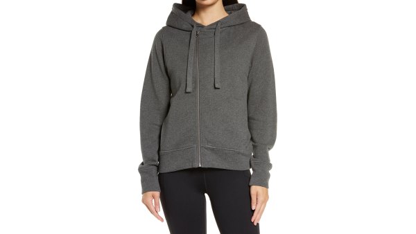 Zella West Coast Asymmetrical Zip Hoodie