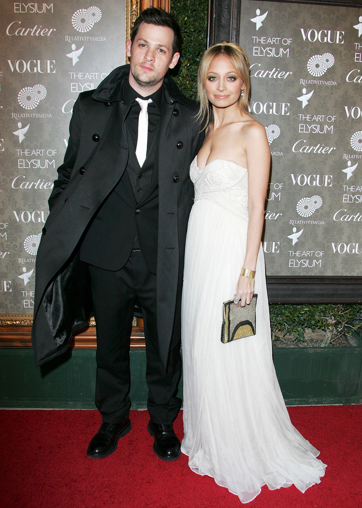 Joel Madden and Nicole Richie at The Art of the Elysium Second Annual Black Tie Charity Gala in 2009 Nicole Richie and Joel Madden Most Romantic Moments