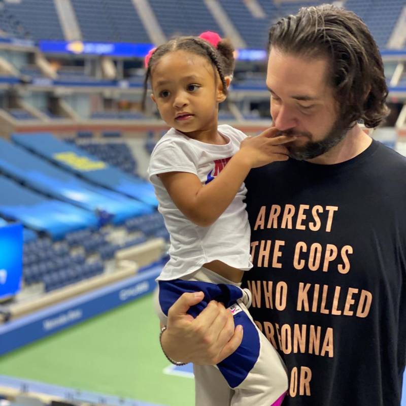 17 August 2020 Girl dad Serena Williams and Alexis Ohanian