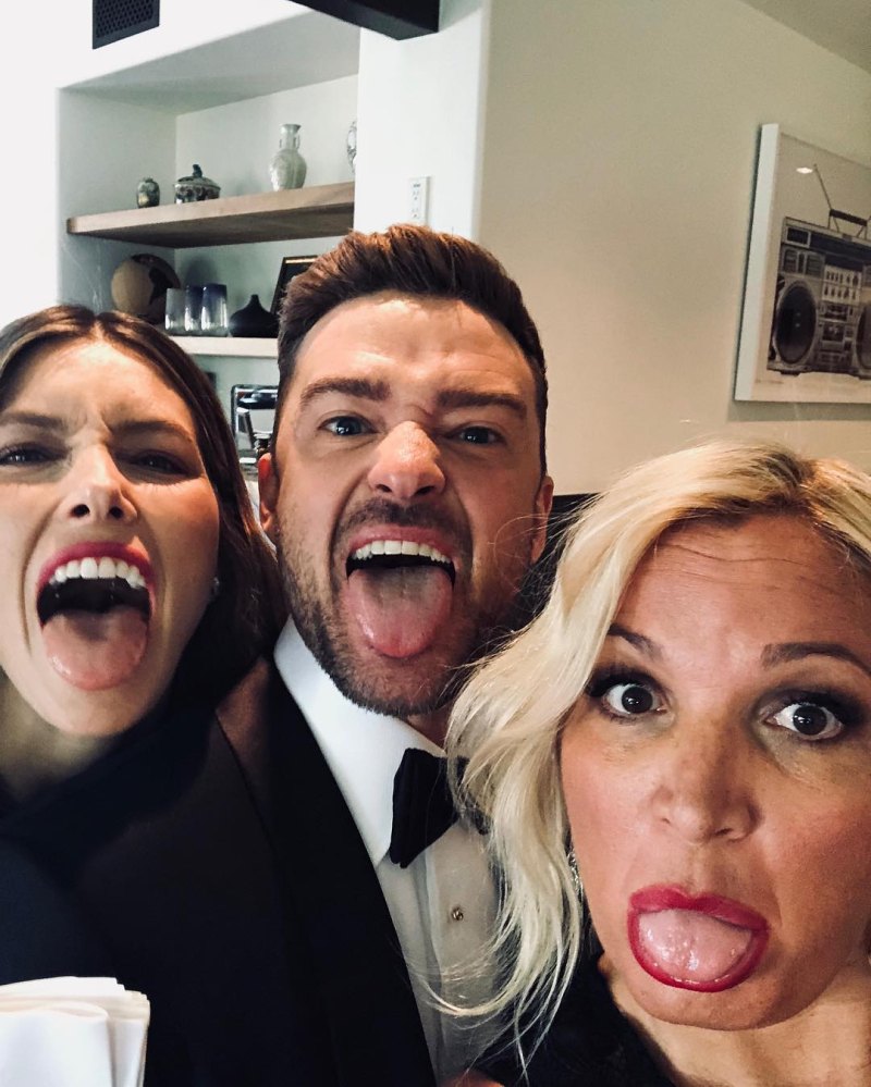 2018 jessica biel emmy award selfies