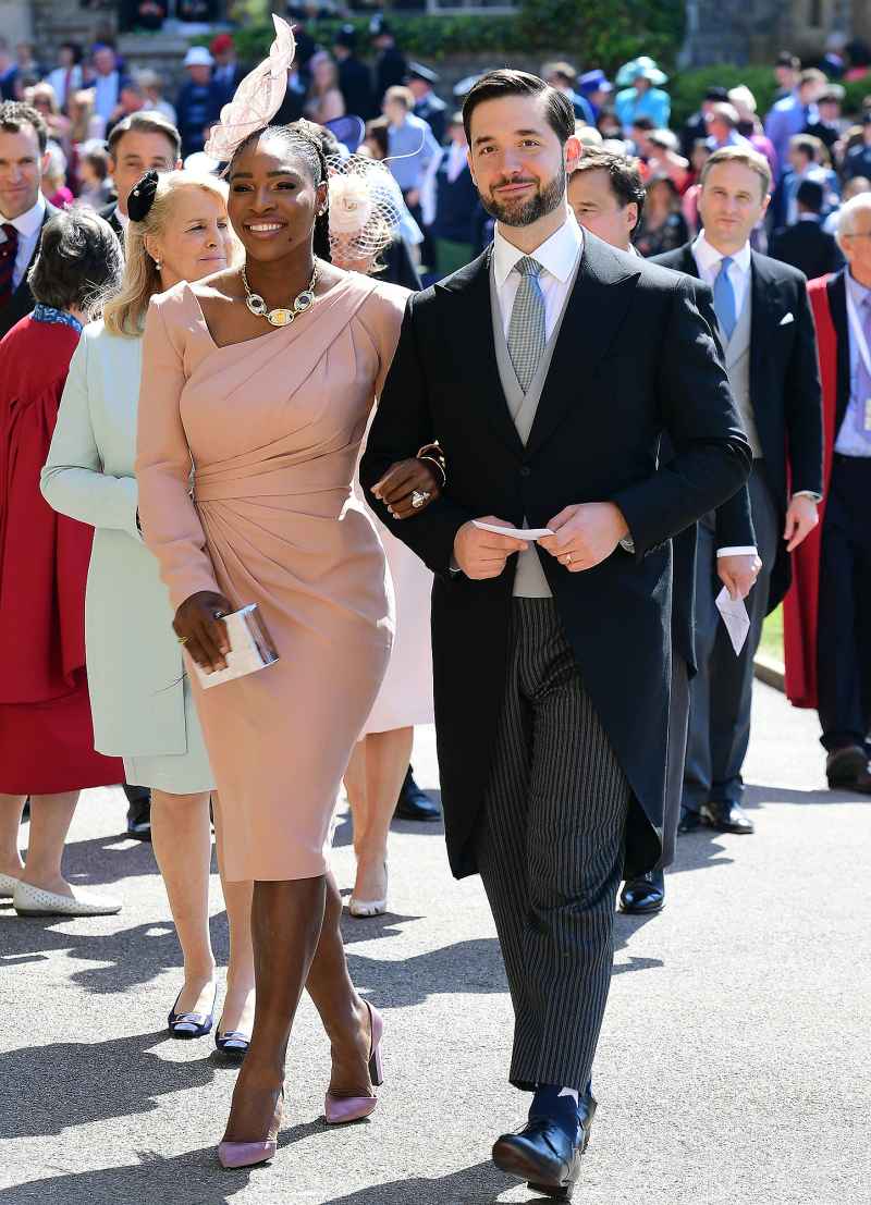 9 May 2018 Attend Meghan and Harry's royal wedding Serena Williams and Alexis Ohanian
