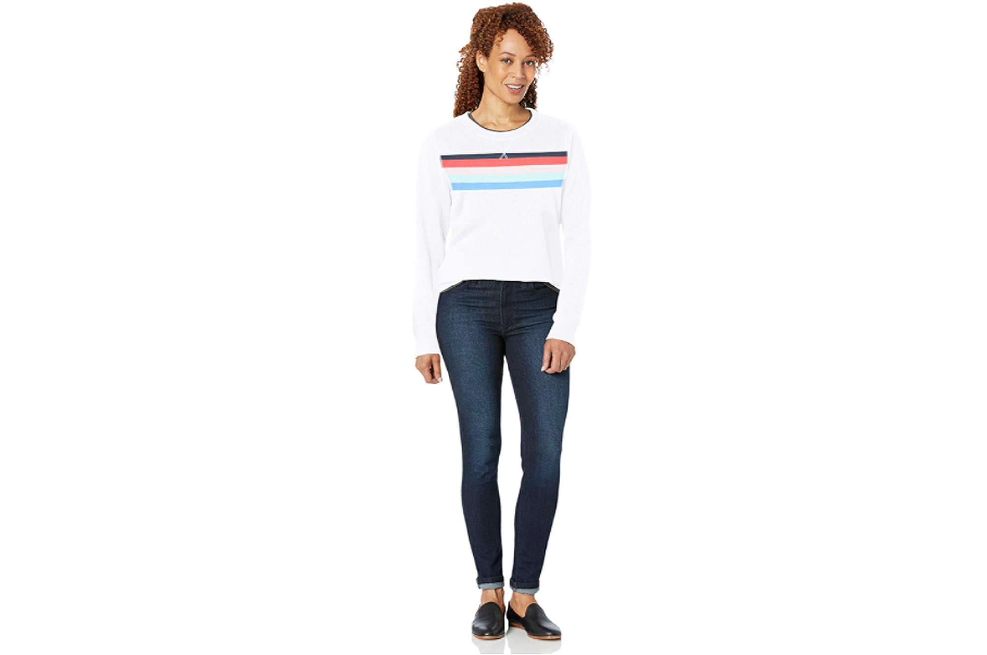 Amazon Essentials Women's French Terry Fleece Crewneck Sweatshirt