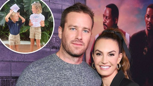 Armie Hammer and Elizabeth Chambers’ Kids Start 1st Day of School