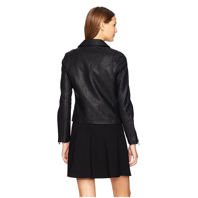 BLANK NYC Women's Moto Jacket (Onyx)