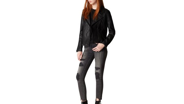 BLANKNYC Faux Leather Moto Jacket