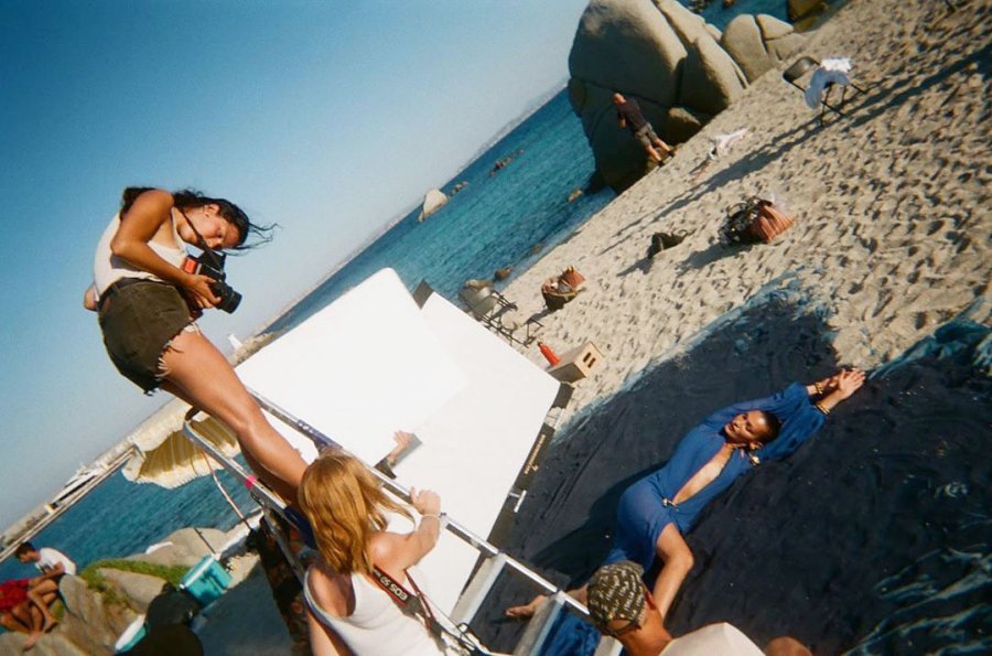 Bella Hadid Shares Sexy BTS Pics From Her Valentino Shoot