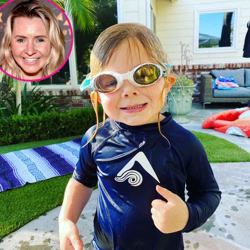 Beverley Mitchell’s Son More Celeb Kids Playing in Pools 2