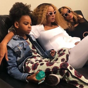 Beyonce Cuddles Up to Daughter Blue Ivy and Mom Tina Knowles-Lawson in 3-Generation Pic
