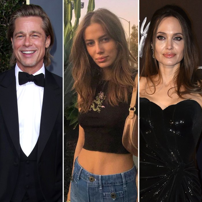 Brad Pitt Girlfriend Nicole Poturalski Responds to Fan Asking Why She Hates Angelina Jolie