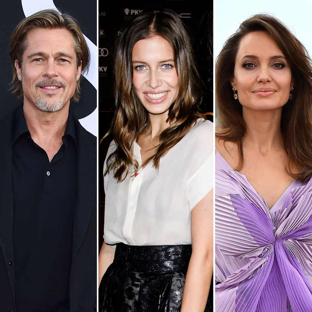 Brad Pitt Not Angry About Girlfriend Nicole Poturalski Comment About Angelina Jolie