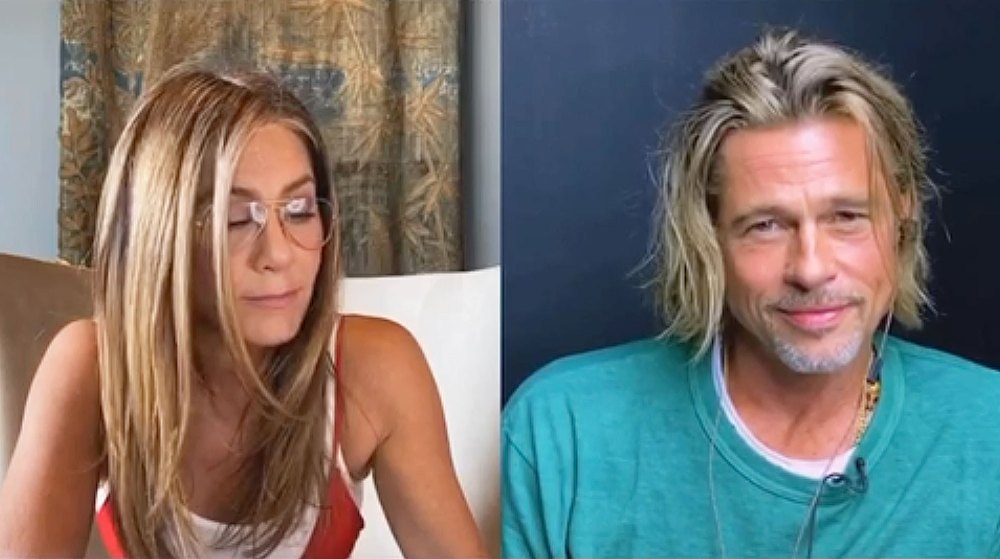 Brad Pitt and Jennifer Aniston Had a Really Good Time Doing Fast Times Table Read