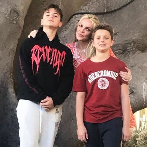 Britney Spears Celebrates Her Sons Sean and Jayden Birthdays