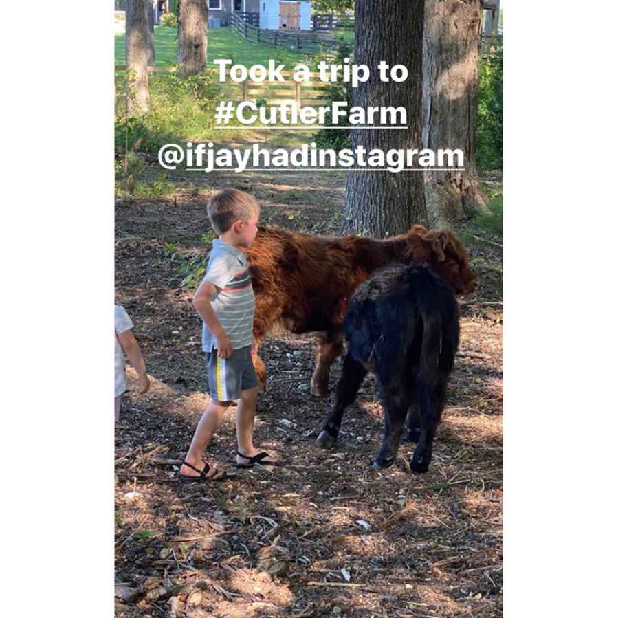 Carrie Underwood Visits Jay Cutler’s Farm With Sons Isaiah and Jacob