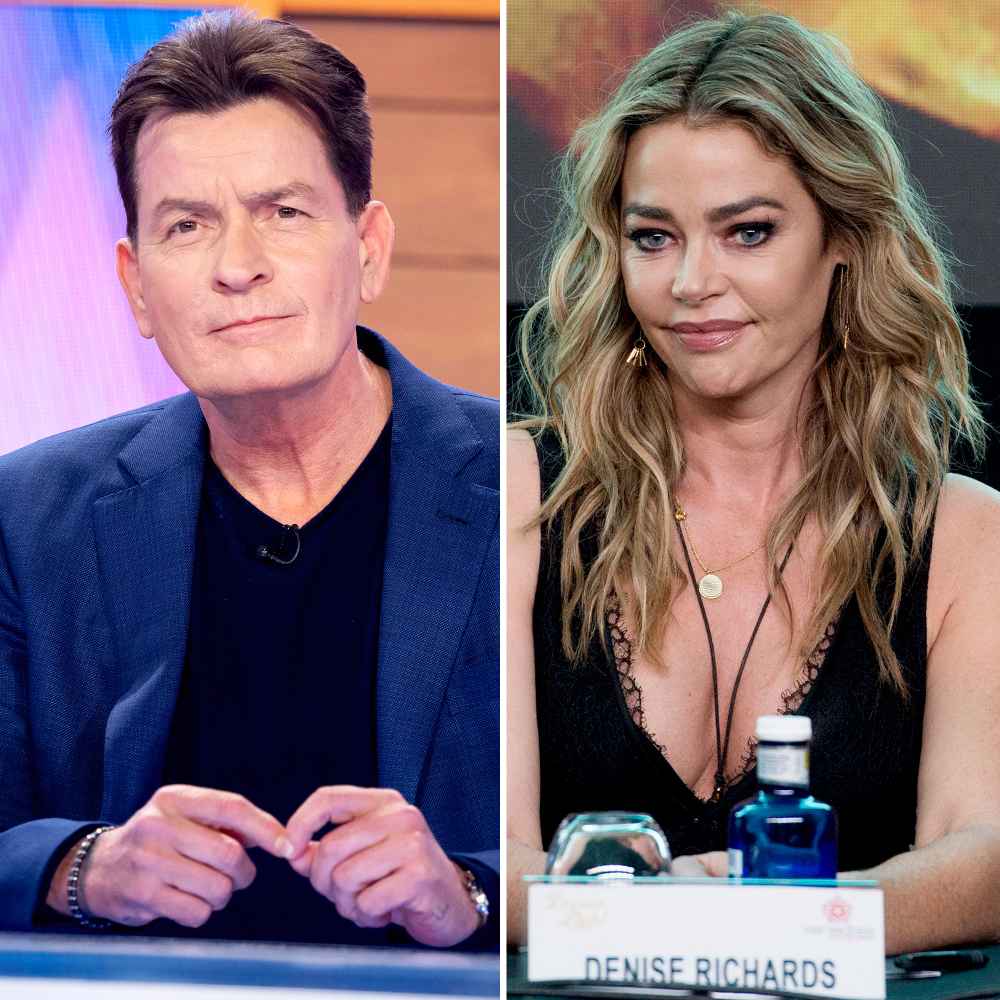 Charlie Sheen Reacts to Ex-Wife Denise Richards Leaving RHOBH