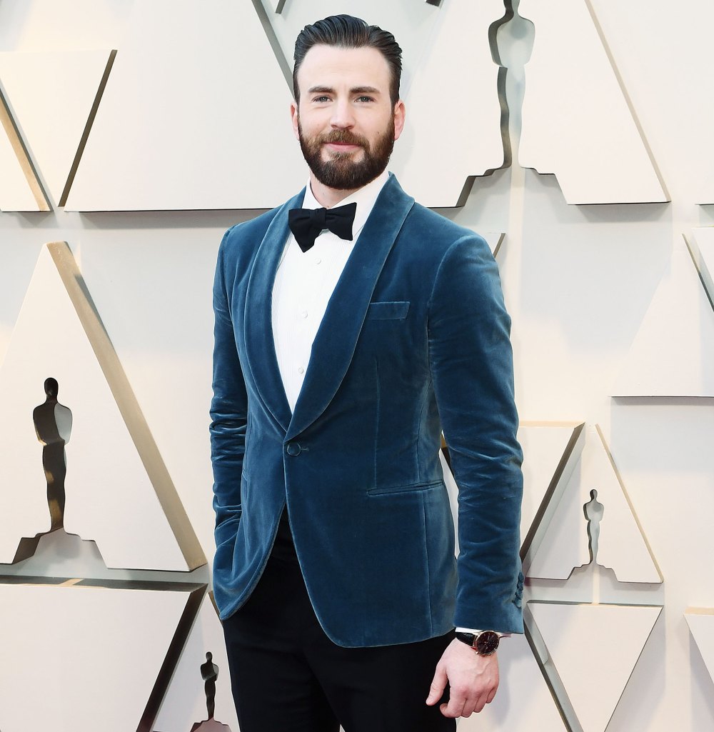 Chris Evans attends the Oscars 2019 Chris Evans Jokes About Lessons Learned After Embarrassing Nude Photo Leak