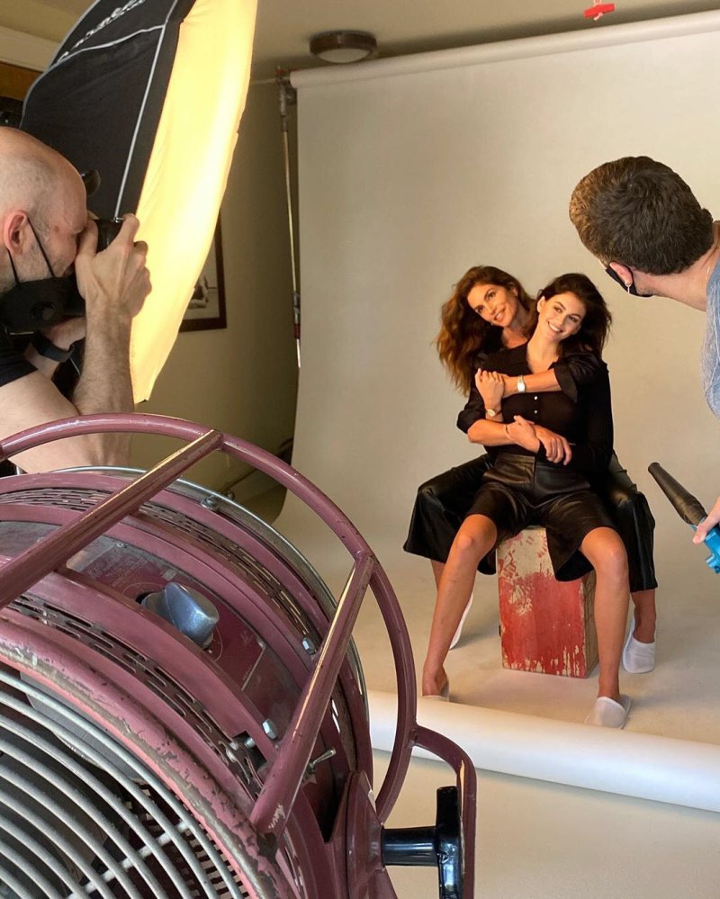 Cindy Crawford Kaia Gerber Twin Mother-Daughter Campaign Shoot