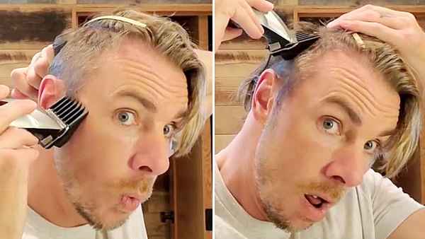 Twinning Dax Shepard Shaves His Hair Match His Daughter